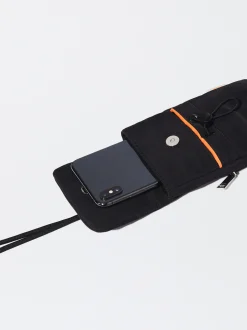 PARFOIS Bolso Para M&oacute;vil De Nylon Reciclado Negro Store