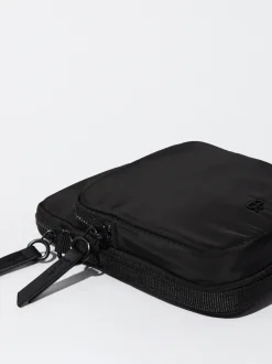 PARFOIS Bolso Para M&oacute;vil De Nylon Negro Best