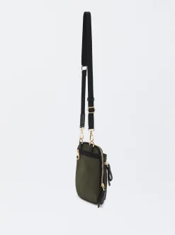 PARFOIS Bolso Para M&oacute;vil De Nylon Caqui Clearance