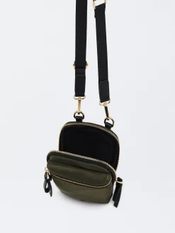 PARFOIS Bolso Para M&oacute;vil De Nylon Caqui Clearance