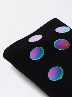PARFOIS Bolso Para M&oacute;vil De Ante Negro Fashion