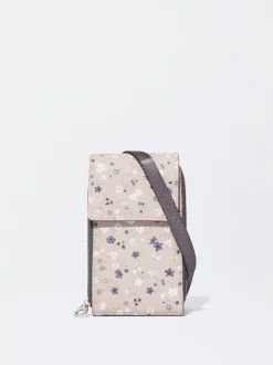PARFOIS Bolso Para M&oacute;vil Estampado Floral Beige Best