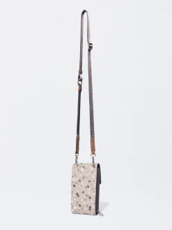 PARFOIS Bolso Para M&oacute;vil Estampado Floral Beige Best
