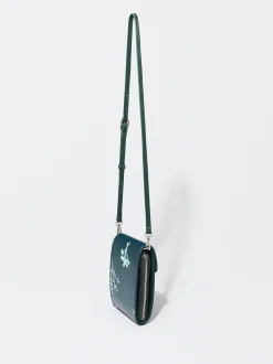 PARFOIS Bolso Para M&oacute;vil Estampado Floral Verde Flash Sale