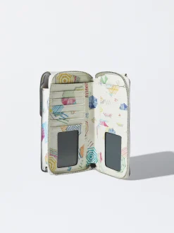 PARFOIS Bolso Para M&oacute;vil Estampado Azul Store