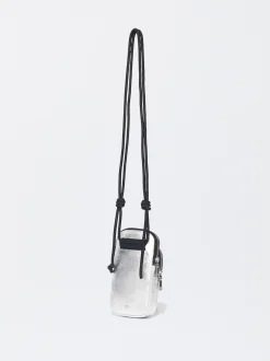 PARFOIS Bolso Para M&oacute;vil Metalizado Plateado Discount