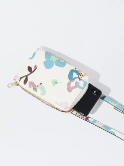 PARFOIS Bolso Porta M&oacute;vil Estampado Floral Crudo Best Sale