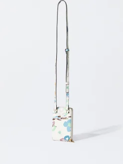 PARFOIS Bolso Porta M&oacute;vil Estampado Floral Crudo Best Sale