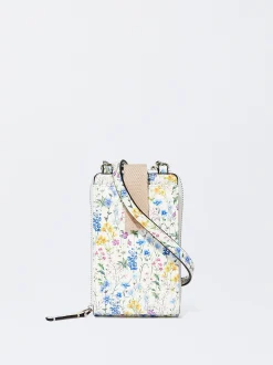PARFOIS Bolso Porta M&oacute;vil Estampado Floral Azul Best Sale