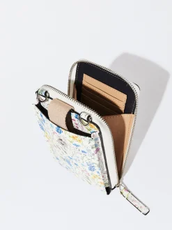 PARFOIS Bolso Porta M&oacute;vil Estampado Floral Azul Best Sale