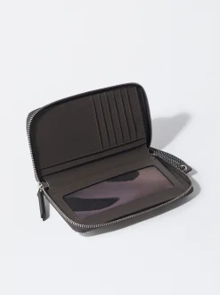 PARFOIS Bolso Porta M&oacute;vil Estampado Gris Best