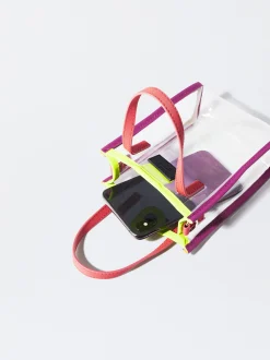 PARFOIS Bolso Transparente Para M&oacute;vil Con Bandolera Multicor Best Sale