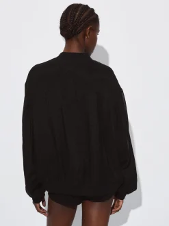 PARFOIS Bomber Lyocell Negro Cheap