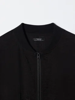PARFOIS Bomber Lyocell Negro Cheap