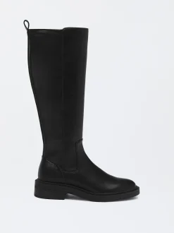 PARFOIS Bota Plana Stretch Negro Best Sale