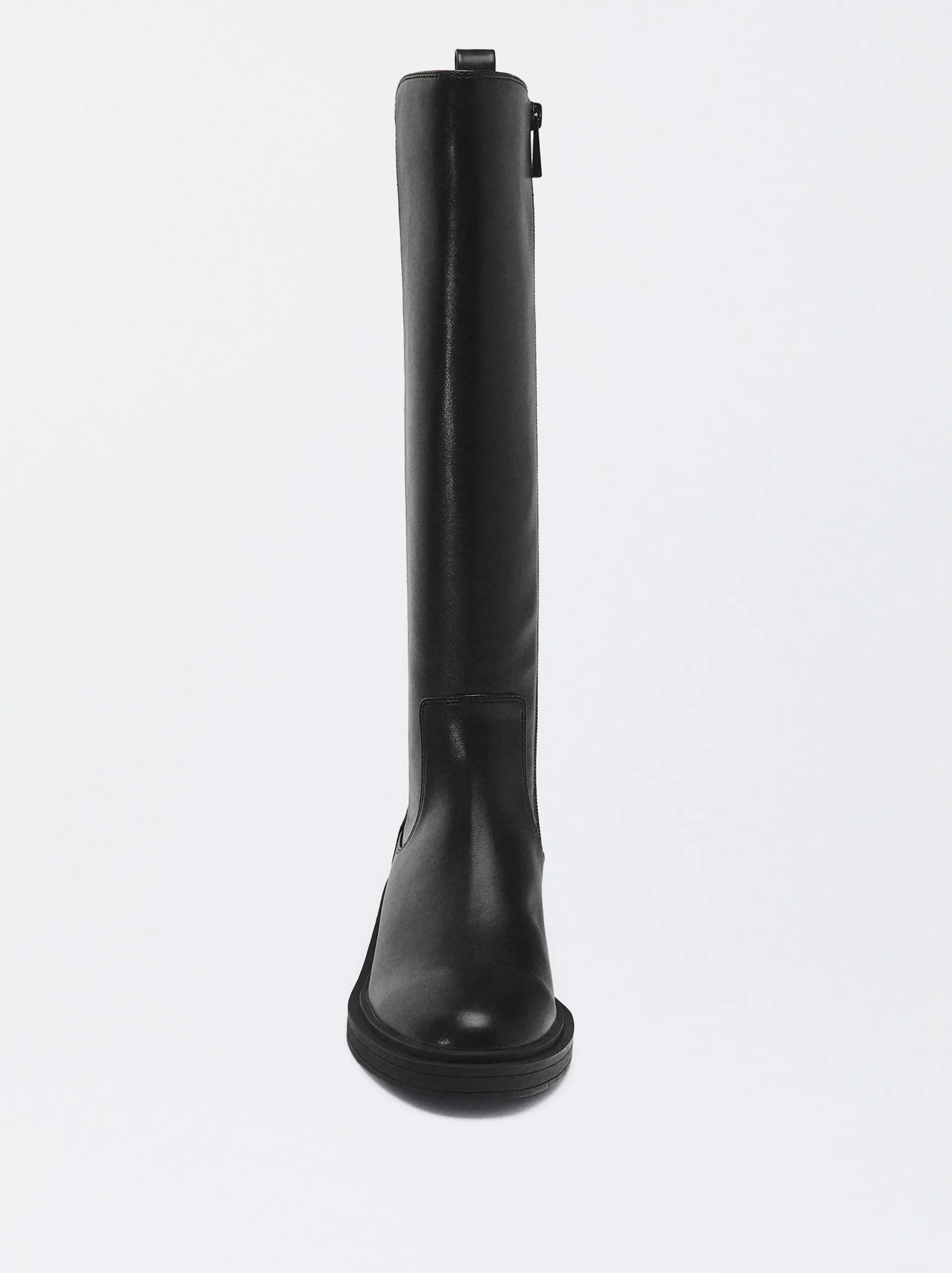 PARFOIS Bota Plana Stretch Negro Best Sale