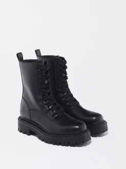 PARFOIS Bota Track Acordonada Negro New