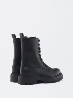 PARFOIS Bota Track Acordonada Negro New