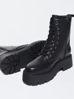 PARFOIS Bota Track Acordonada Negro Online