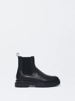 PARFOIS Botas Chelsea Rasas Negro New