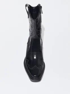 PARFOIS Bot&iacute;n Cowboy Acharolado Negro Clearance