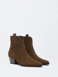 PARFOIS Bot&iacute;n Cowboy De Piel Marr&oacute;n Clearance