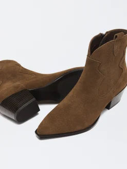 PARFOIS Bot&iacute;n Cowboy De Piel Marr&oacute;n Clearance