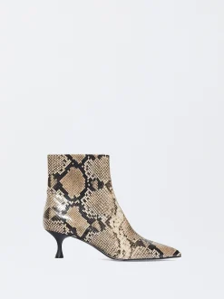 PARFOIS Bot&iacute;n Estampado Animal Tac&oacute;n Kitten Beige Best Sale