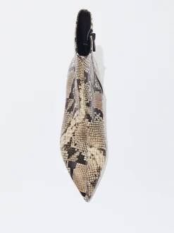 PARFOIS Bot&iacute;n Estampado Animal Tac&oacute;n Kitten Beige Best Sale