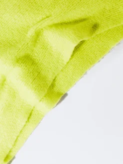 PARFOIS Bufanda Con Flecos Amarillo Sale