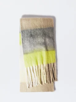 PARFOIS Bufanda Con Flecos Multicor Hot