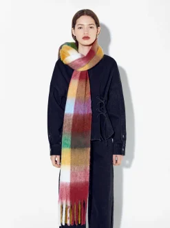 PARFOIS Bufanda Con Flecos Multicor Clearance