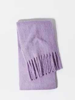 PARFOIS Bufanda Con Flecos Violeta Clearance