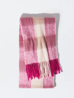 PARFOIS Bufanda Con Flecos Con Lana Y Alpaca Multicor Sale