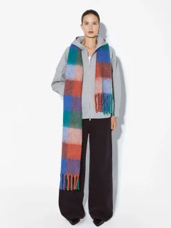 PARFOIS Bufanda Con Flecos Con Lana Y Alpaca Multicor Online