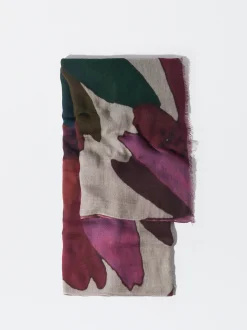 PARFOIS Bufanda De Lana Estampada Multicor Outlet