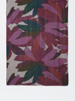 PARFOIS Bufanda De Lana Estampada Multicor Outlet