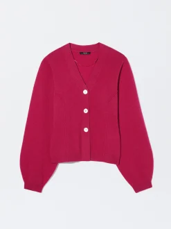 PARFOIS C&aacute;rdigan Cashmere Fucsia Best Sale