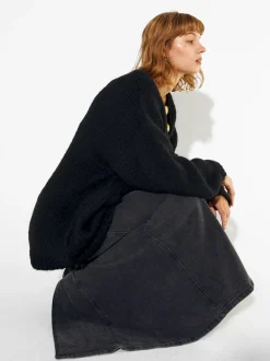 PARFOIS C&aacute;rdigan Con Mezcla De Lana Negro Store