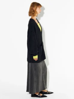PARFOIS C&aacute;rdigan Con Mezcla De Lana Negro Store