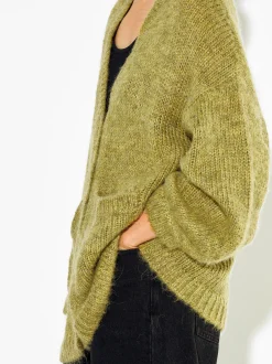 PARFOIS C&aacute;rdigan Con Mezcla De Lana Verde Best