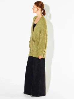 PARFOIS C&aacute;rdigan Con Mezcla De Lana Verde Best
