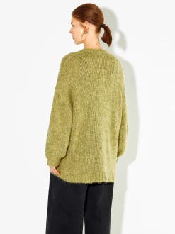PARFOIS C&aacute;rdigan Con Mezcla De Lana Verde Best