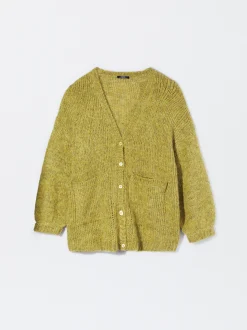 PARFOIS C&aacute;rdigan Con Mezcla De Lana Verde Best