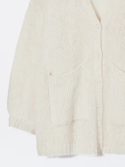 PARFOIS C&aacute;rdigan Con Mezcla De Lana Blanco Cheap