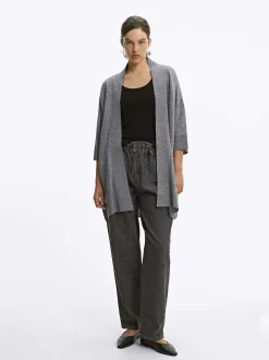 PARFOIS C&aacute;rdigan De Punto Gris Clearance