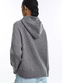 PARFOIS C&aacute;rdigan De Punto Com Strass Gris Best Sale