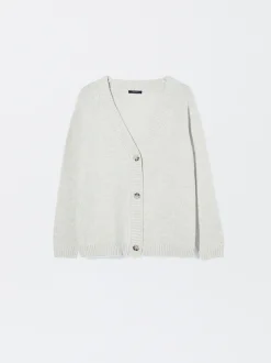 PARFOIS C&aacute;rdigan De Punto Con Botones Beige Cheap