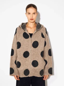 PARFOIS C&aacute;rdigan De Punto Jacquard Camel Sale