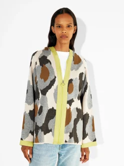 PARFOIS C&aacute;rdigan De Punto Jacquard Multicor Best